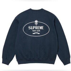 Supreme Crest Crewneck Navy FW24